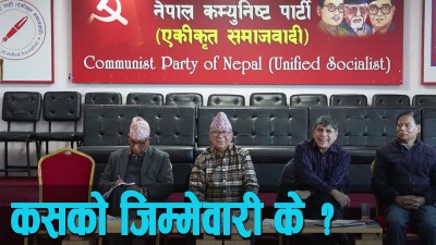  एकीकृत समाजवादीका ३३ विभागका प्रमुख र उपप्रमुख को ? 